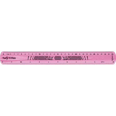 Twist'n Flex Ruler, 12" / 30cm, Pack of 20