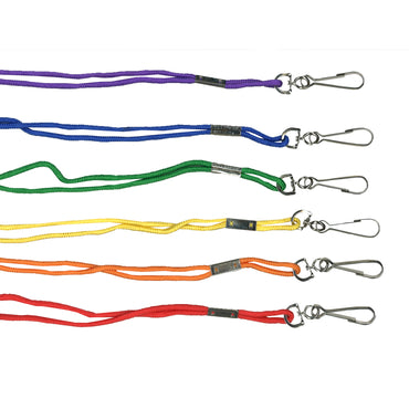 Rayon Lanyard, Assorted Colors, 12 Per Pack, 3 Packs