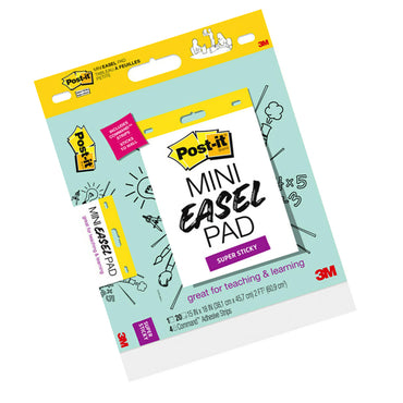 Super Sticky Mini Easel Pad, 15 x 18 Inches, 20 Sheets/Pad, Pack of 2