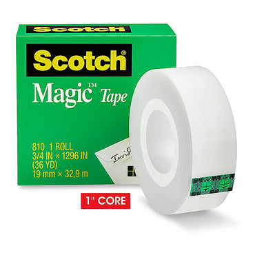 Magic™ Tape Refill Rolls, 3/4" x 1296" Per Roll, 6 Rolls