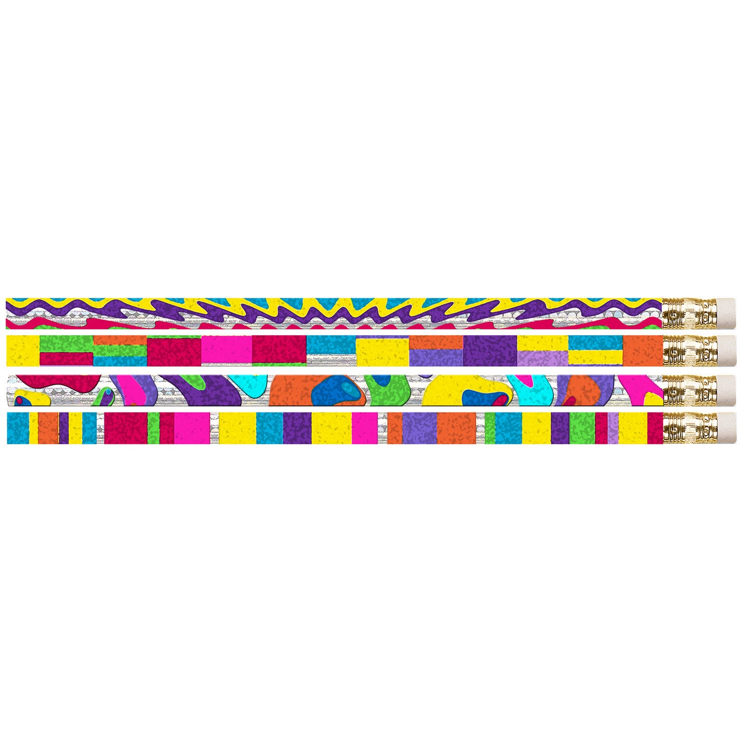 Watercolors Motivational/Fun Pencils, Pack of 144