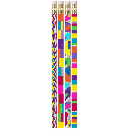 Watercolors Motivational/Fun Pencils, Pack of 144