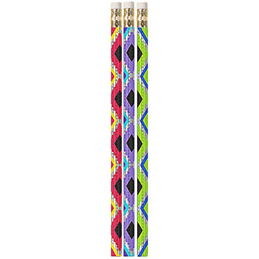 Geometric Glitz Pencil, Pack of 144