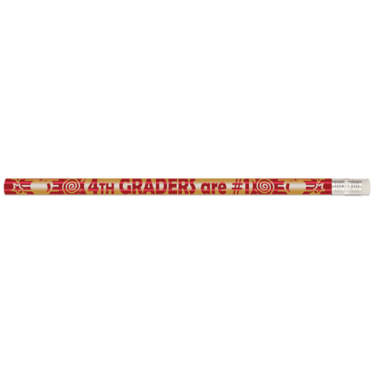 4th Graders Are #1 Pencils, 12 Per Pack, 12 Packs