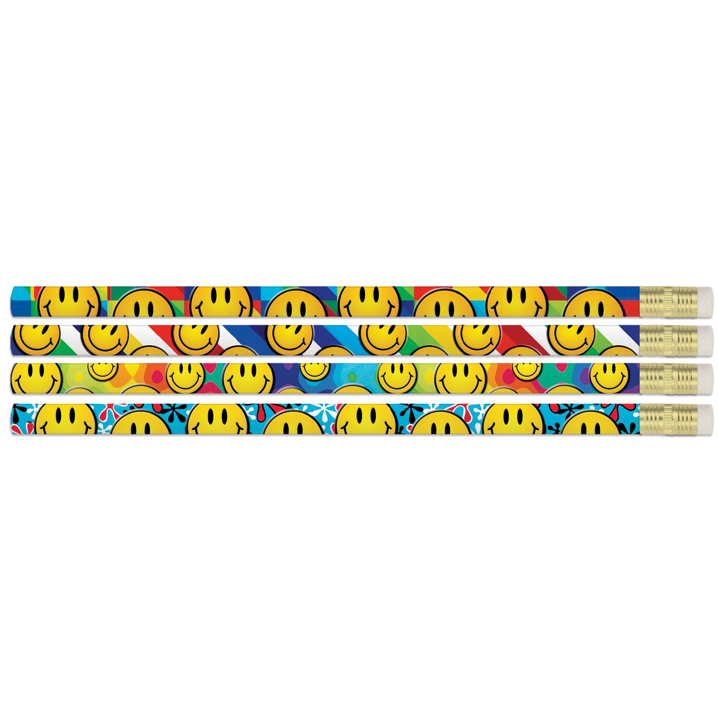 Smiley Sensations Pencils, 12 Per Pack, 12 Packs