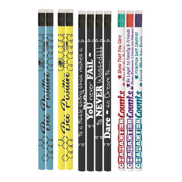 Teacher Character Pencils Assortment, Pack of 144