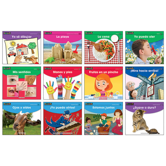 Early Rising Readers My Five Senses Theme Set, Spanish