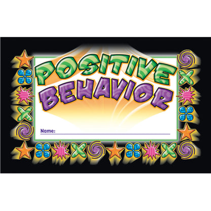 Positive Behavior Punch Cards, 36 Per Pack, 6 Packs