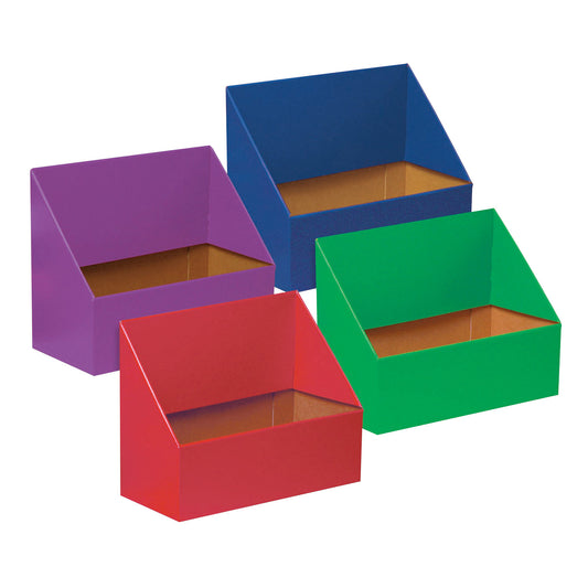 Folder Holder Assortment, 4 Assorted Colors, 9-3/4"H x 12"W x 5-3/4"D, 4 Folders