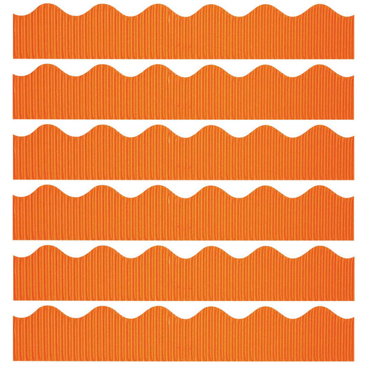 Decorative Border, Orange, 2-1/4" x 50', 6 Rolls