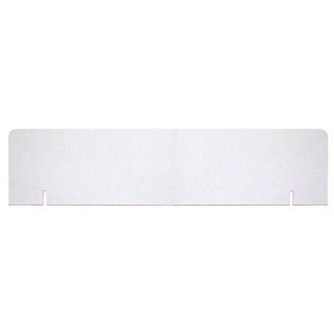 Presentation Board Headers, White, 36" x 9.5", Pack of 12 Boards