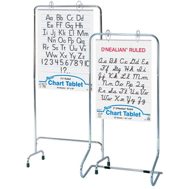 Chart Stand, Adjustable, Metal, Adjustable to 64"H, 28" Wide, 1 Stand