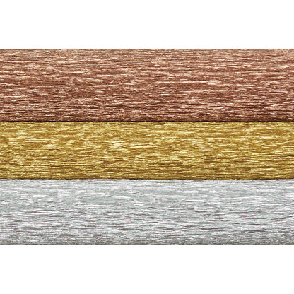 Extra Fine Crepe Paper, Metallic Assortment, 10.7 sq. ft