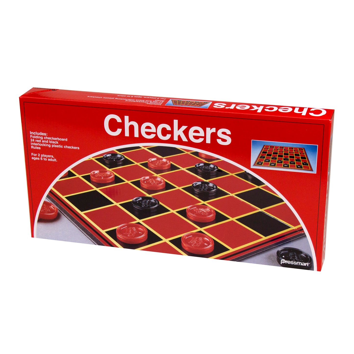 Checkers Game, Pack of 4