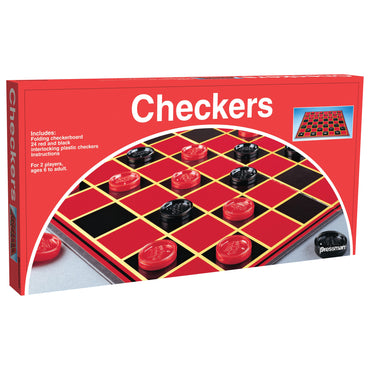 Checkers Game, Pack of 4