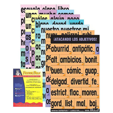 Adjective Attack Card Set, Spanish