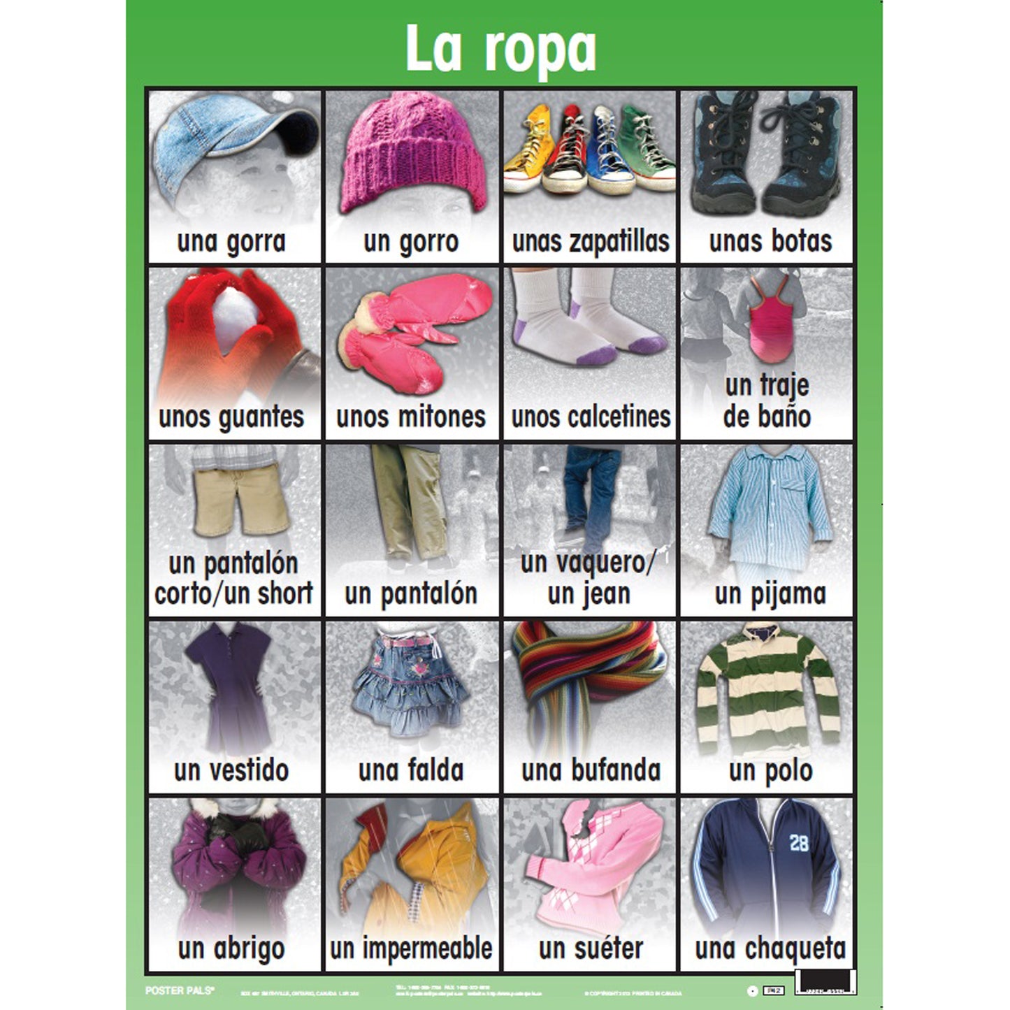 Spanish Essential Classroom Posters Set II