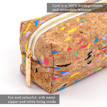 Pukka Planet Cork Pencil Case - Pack 6