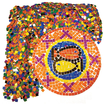 Double Color Mosaic Squares, 3/8", 10,000 Per Pack, 2 Packs