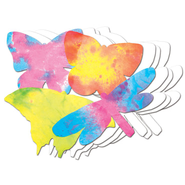 Color Diffusing Paper Butterflies, 48 Per Pack, 3 Packs