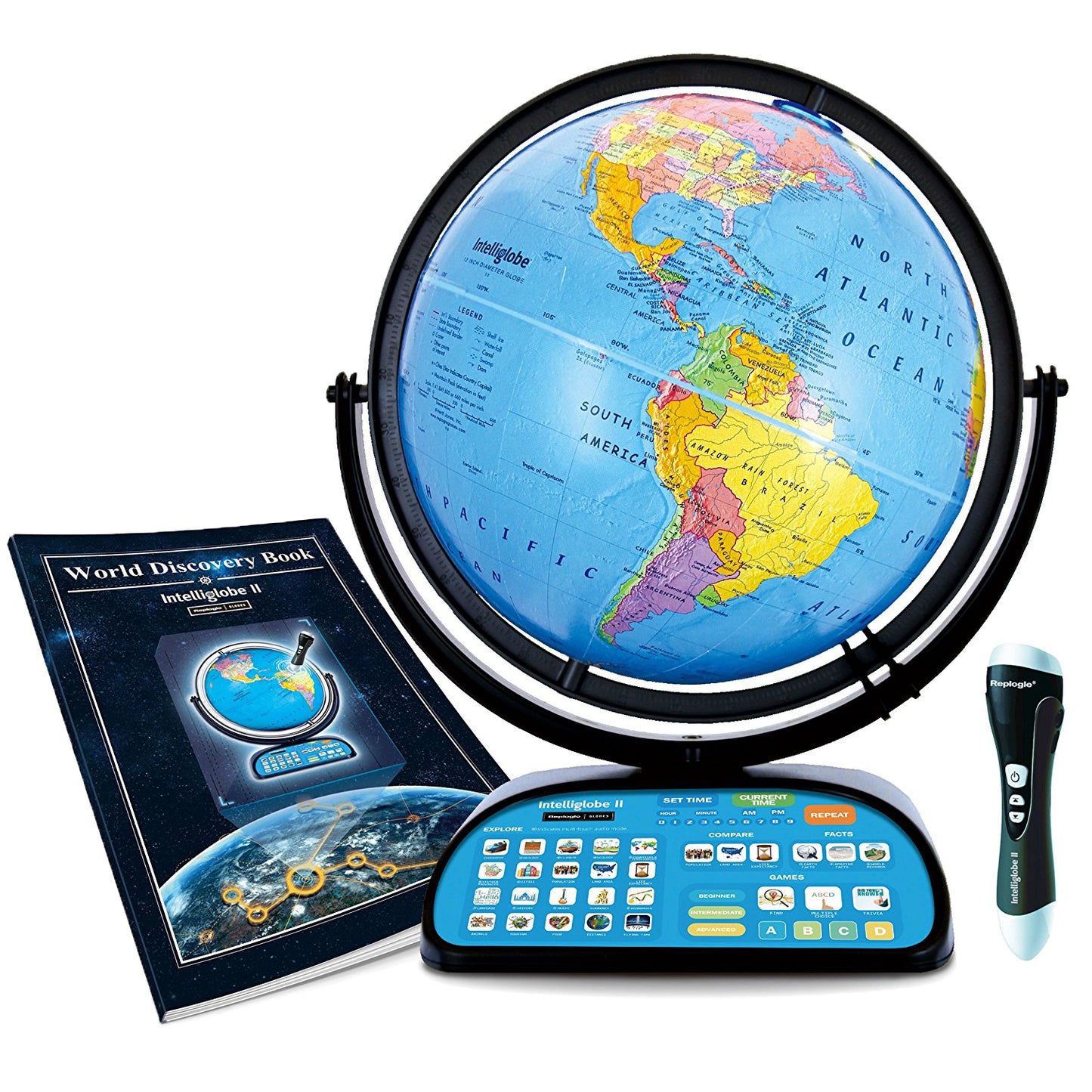 Intelliglobe™ II Deluxe Interactive Globe, 12"