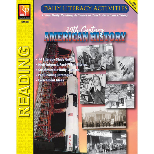 Daily Literacy Activities: 20th Century American History Reading