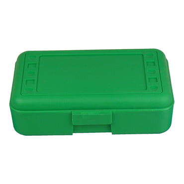 Pencil Box, Green, Pack of 12