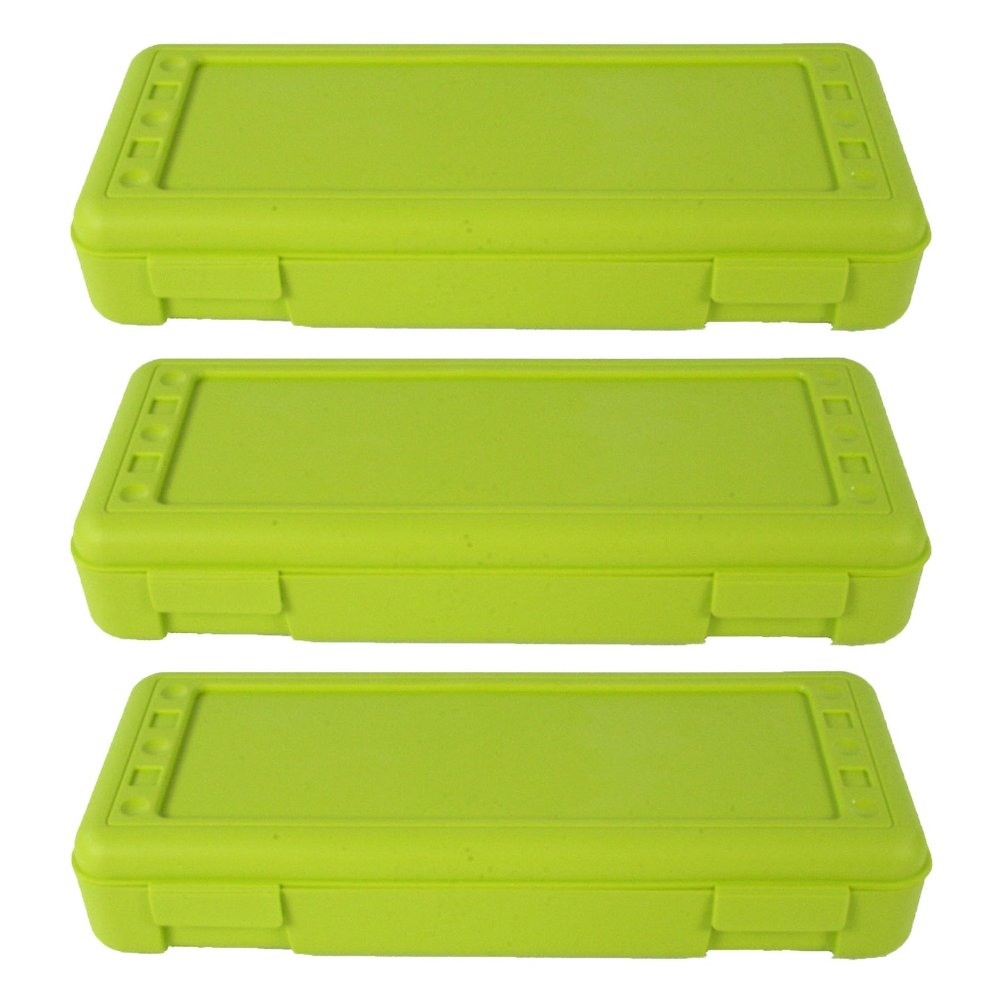 Ruler Box, Lime Opaque, Pack of 3