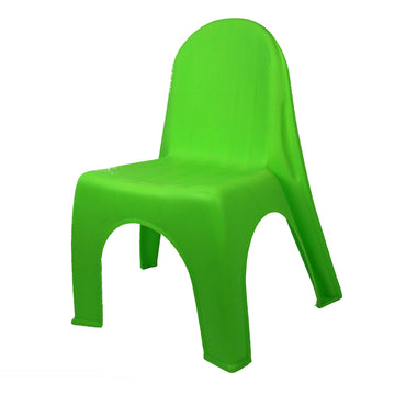 Kid's Stacking Chairs, Brite Green, Pack of 12