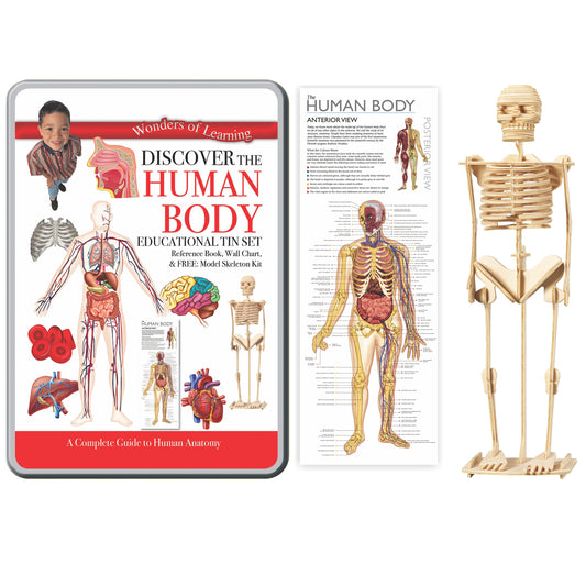 Wonders of Learning Tin Set, Discover the Human Body