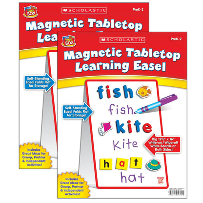 Little Red Tool Box Magnetic Tabletop Learning Easel, Pack of 2