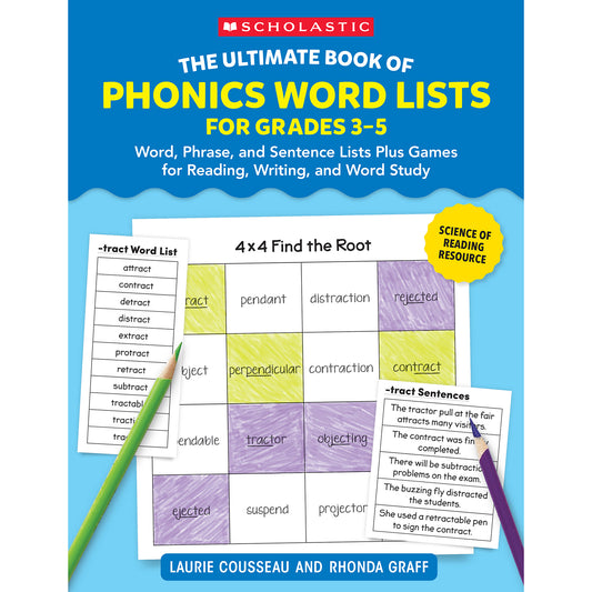 The Ultimate Book of Phonics Word Lists: Grades 3-5