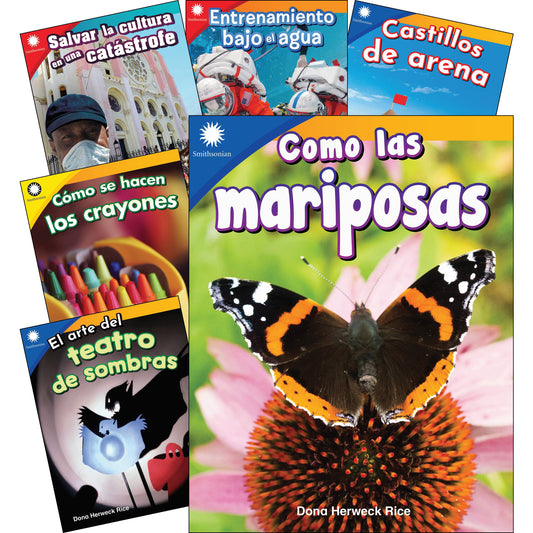 Smithsonian Informational Text: Fun in Action Spanish Grades K-1: 6-Book Set