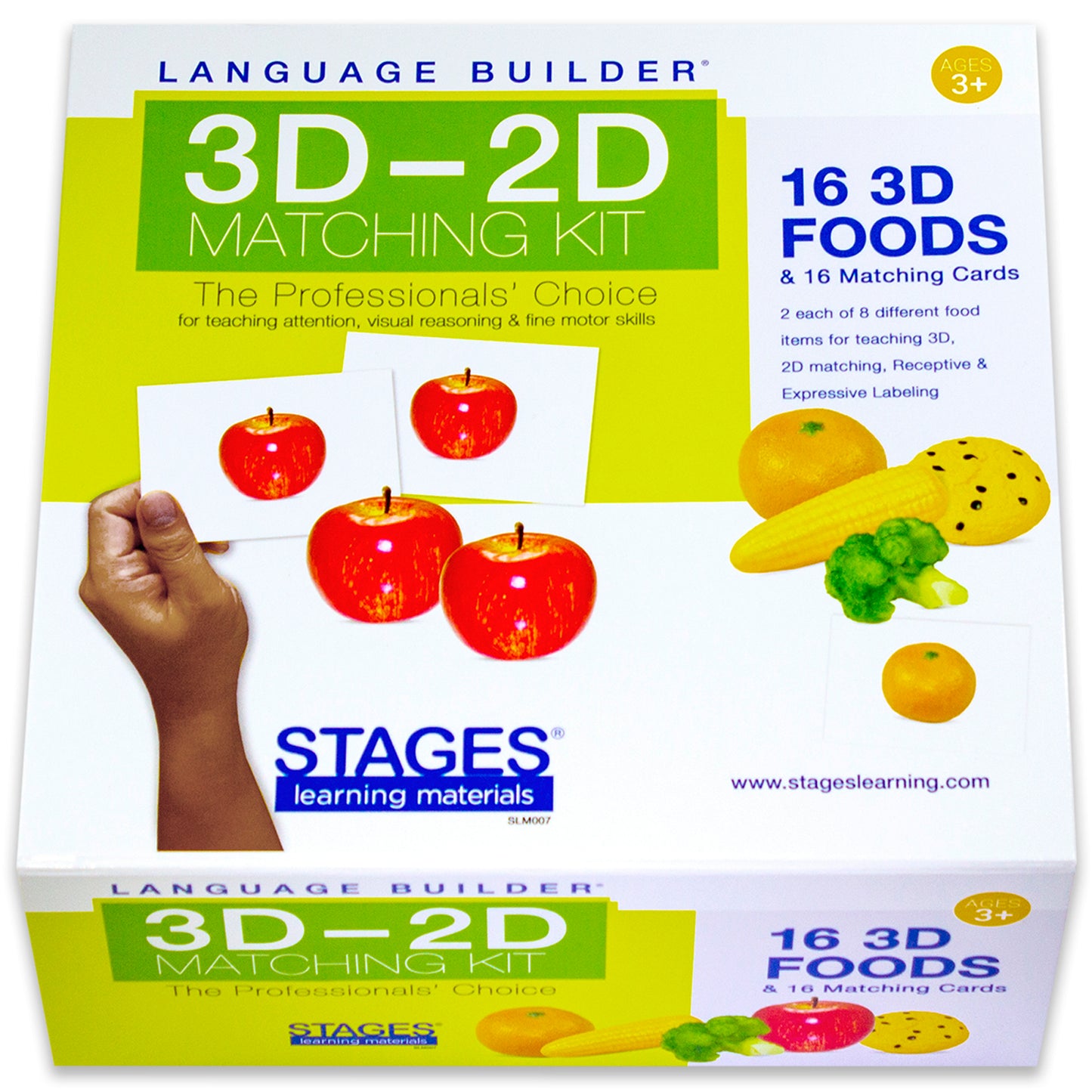 Language Builder® 3D-2D Matching Kit, Foods