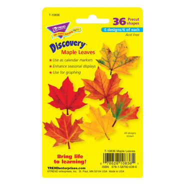 Maple Leaves Mini Accents Variety Pack, 36 Per Pack, 6 Packs