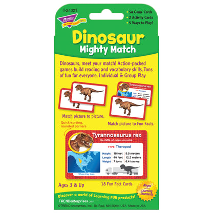 Dinosaur Mighty Match Challenge Cards®, 12 Packs