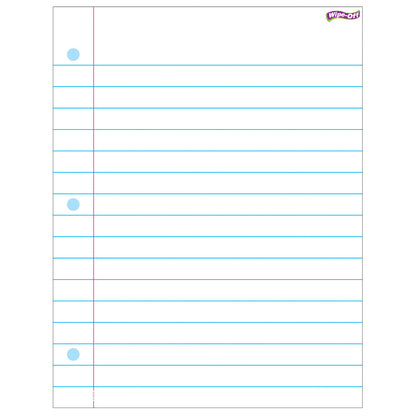 Notebook Paper Wipe-Off® Chart, 17" x 22", Pack of 6