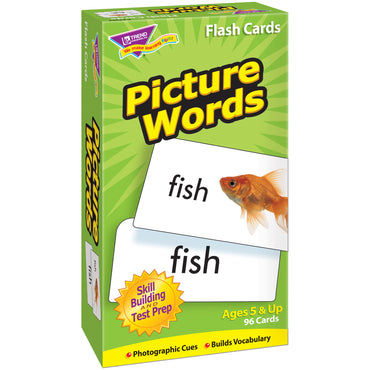 Picture Words Skill Drill Flash Cards, 3 Packs