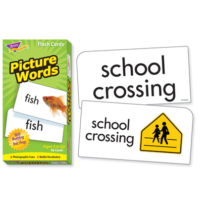 Picture Words Skill Drill Flash Cards, 3 Packs