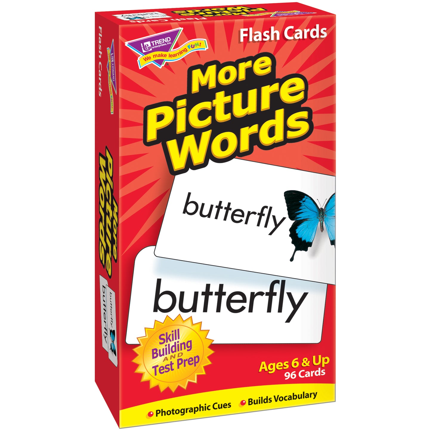 More Picture Words Skill Drill Flash Cards, Pack of 3