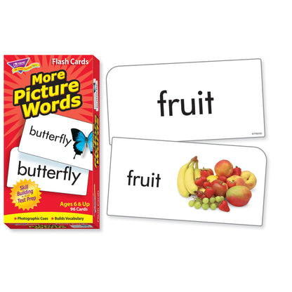 More Picture Words Skill Drill Flash Cards, Pack of 3