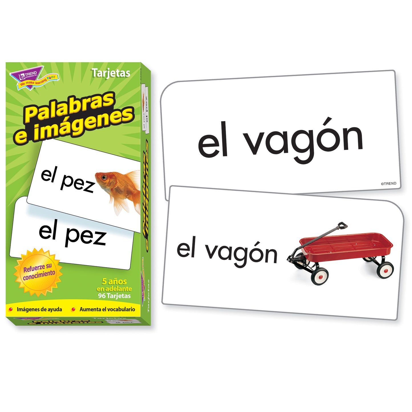 Palabras e imágenes (SP) Skill Drill Flash Cards, Pack of 3