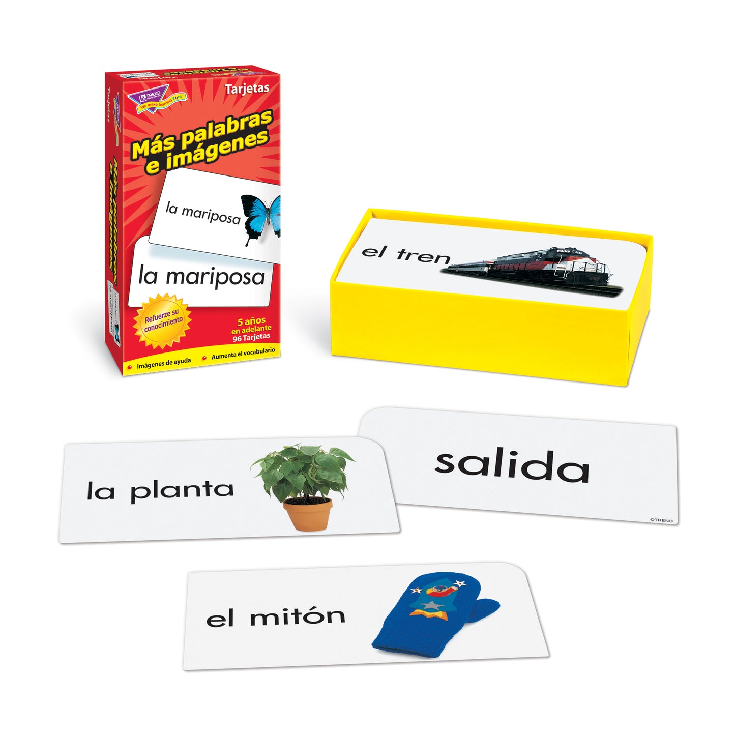 Más palabras e imágenes (SP) Skill Drill Flash Cards, 3 Packs