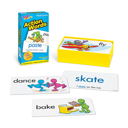 Action Words Skill Drill Flash Cards, 3 Packs