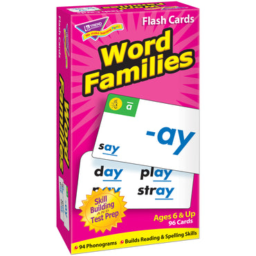 Word Families Skill Drill Flash Cards, 3 Packs