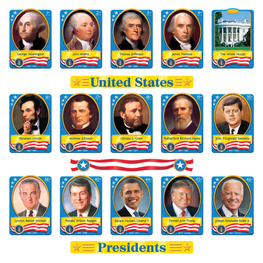 U.S. Presidents Bulletin Board Set