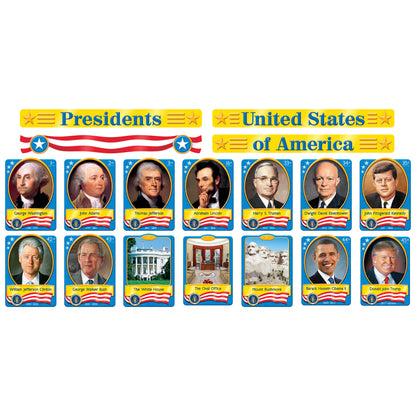 U.S. Presidents Bulletin Board Set