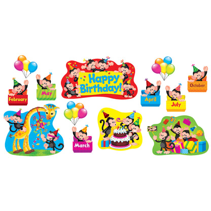 Monkey Mischief® Birthday Bulletin Board Set