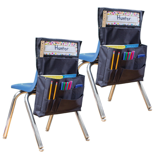 Black Chair Pocket, Pack of 2