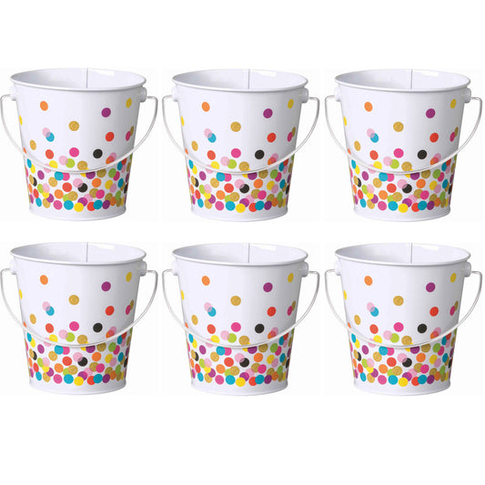 Confetti Bucket, Pack of 6